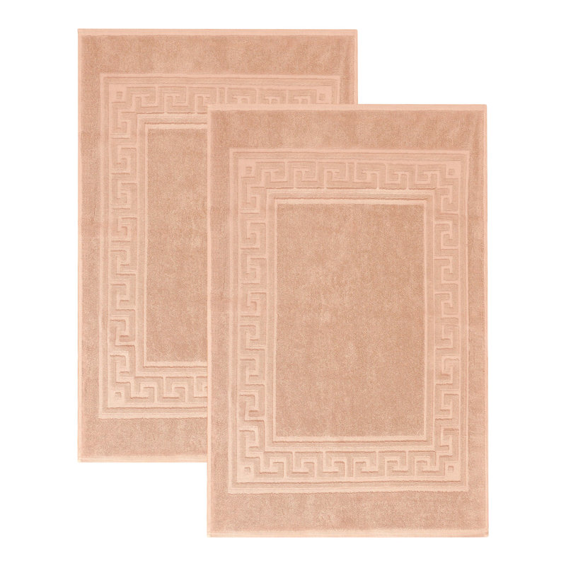 Tapis de bain 2 pièces Subra, Pêche