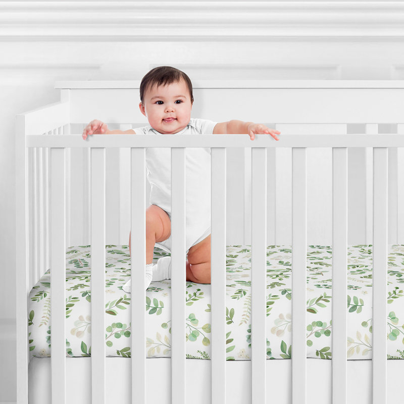 Drap-housse pour lit de bébé Botanical Jersey