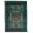 7x10 Light Blue and Navy Turkish Tribal Rug