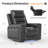 Leather Power Recliner Chair with Triple Motor Adjustment, USB/Type-C Charging & 7-Color LED Lighting – Home Theater Seating-1591968606