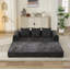 Canapé-lit pliant confortable Comfy, canapé-lit sur pied, canapé sur pied en chenille avec accoudoirs, canapé-lit pour salon-1942057295