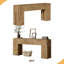 Table d'appoint rustique, console élégante en bois