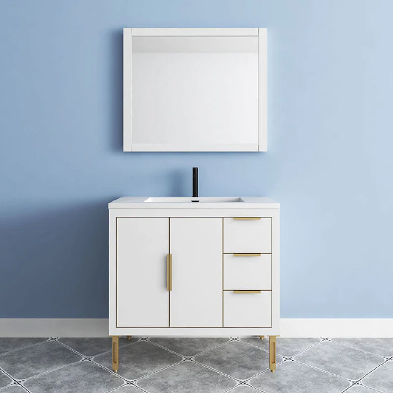 Meuble-lavabo simple 35 po