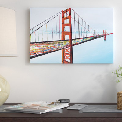 « golden gate bridge », reproduction d’art sur toile tendue