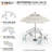 4 - Person Patio Dining Set with Rectangular Table