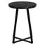 Table de bout moderne noire pour la vie, le bureau, la chambre familiale, les espaces de bureau