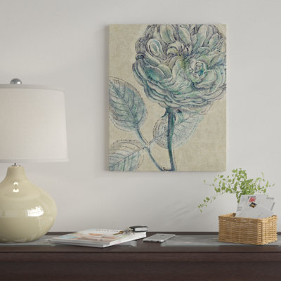 « belle fleur iii crop linen », impression