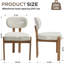 Chaise rembourrée en bois massif Inelda-148835186