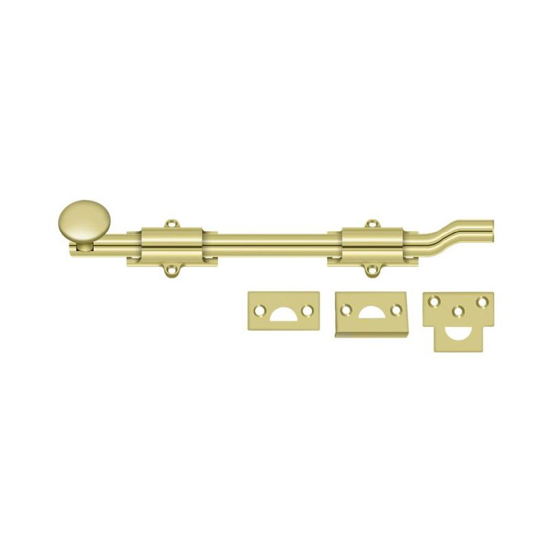 Latch/Catch/Bolt, Polished Brass