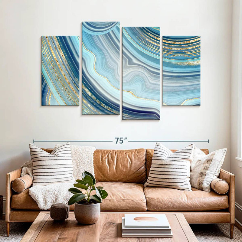 Avery Blue Marble Abstract
