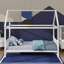 Lit simple pour enfant en forme de maison-546841464