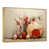 Toile avec cadre flottant or