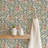 Budding Grove - Midnight Garden Floral Wallpaper-132873497-132873498