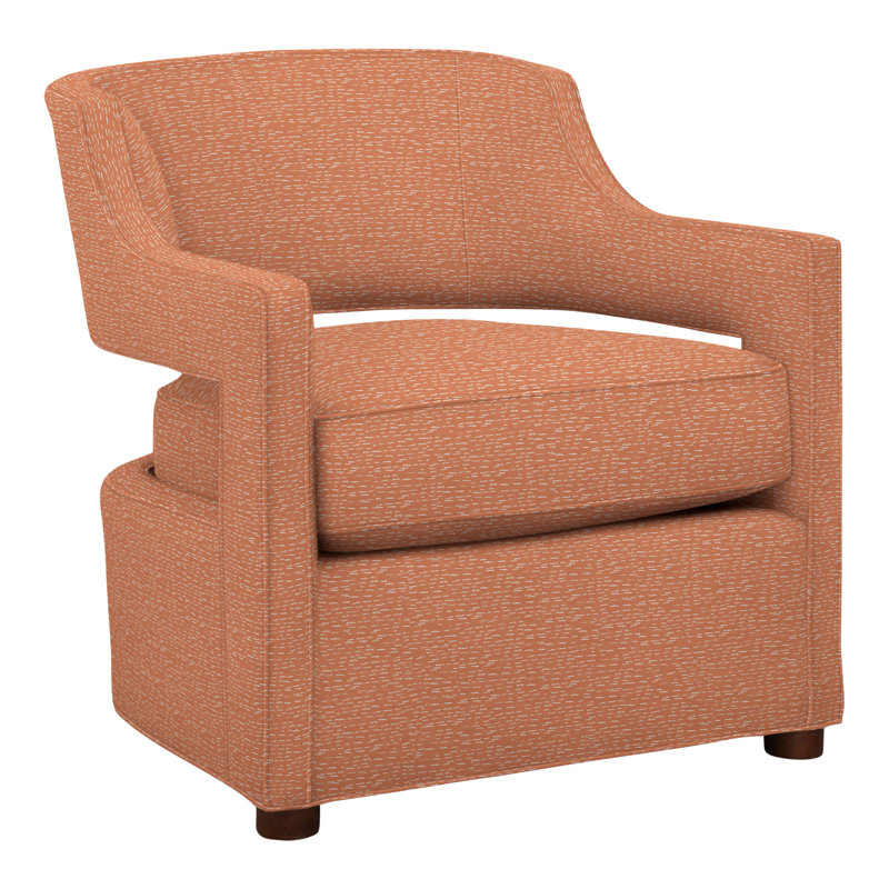 Phoebe Lounge Chair, Perigold Arigato Mango