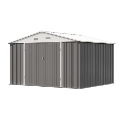 Remise de rangement en métal l 10 pi x P 8 pi
