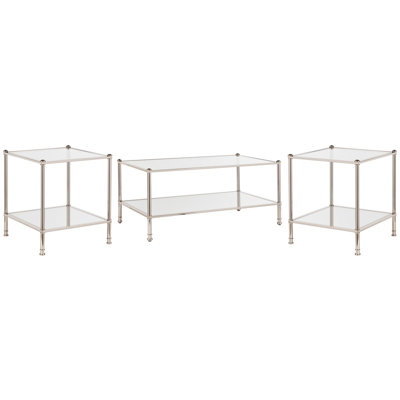 Paschall 3 Piece Living Room Table Set