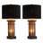 25" Jacolbi Table Lamp set With Dual USB Ports And Night Light (set of 2)-758323959