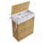 Laundry Basket With Lid And Handles-106341312