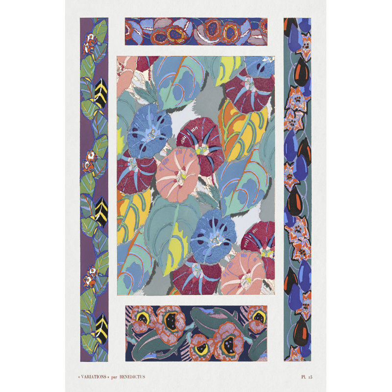 Quatre Vingt III by Edouard Benedictus - Wrapped Canvas Print, 46 cm H x 30 cm W