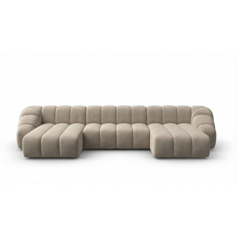 Sofa, 4, 72cm H x 445cm W x 190cm D