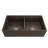 Contempo 36'' L Double Bowl Fireclay Kitchen Sink-86508415