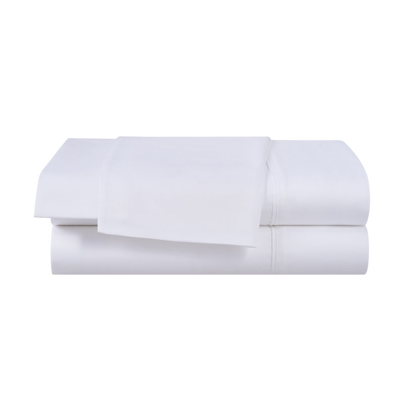 Martex Restore Solid - Soft, Breathable, Cotton Blend, Temperature Regulating, Queen Sheet Set with 2 Pillowcases, White