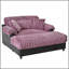 Canapé méridienne moderne 62 po Cloud-1670741716