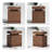 Westerly Modern Style Wooden Nightstand with LED Light and Storage Drawers-942507175-949784268