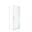 Porte de douche pivotante universelle à gauche et à droite-121348726