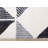 Cozy Modern Geometric Grey White Area Rug-424543741
