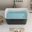Baignoire de trempage autoportante de qualité supérieure avec des fonctionnalités avancées pour une détente ultime-111021020