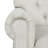 Beige Fabric Button-Tufted Push-Back Recliner with Nailhead Accents