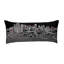 Coussin noir Black Detroit Nighttime Skyline-74881824