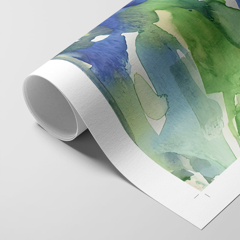 Fanc circulation Flora III - Impression sur toile seulement - NON-CADRE, H 18 po x l 12 po