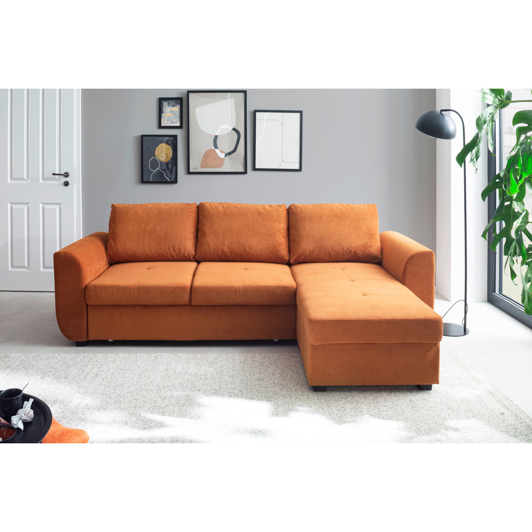 Ecksofa Kyanah mit Bettfunktion