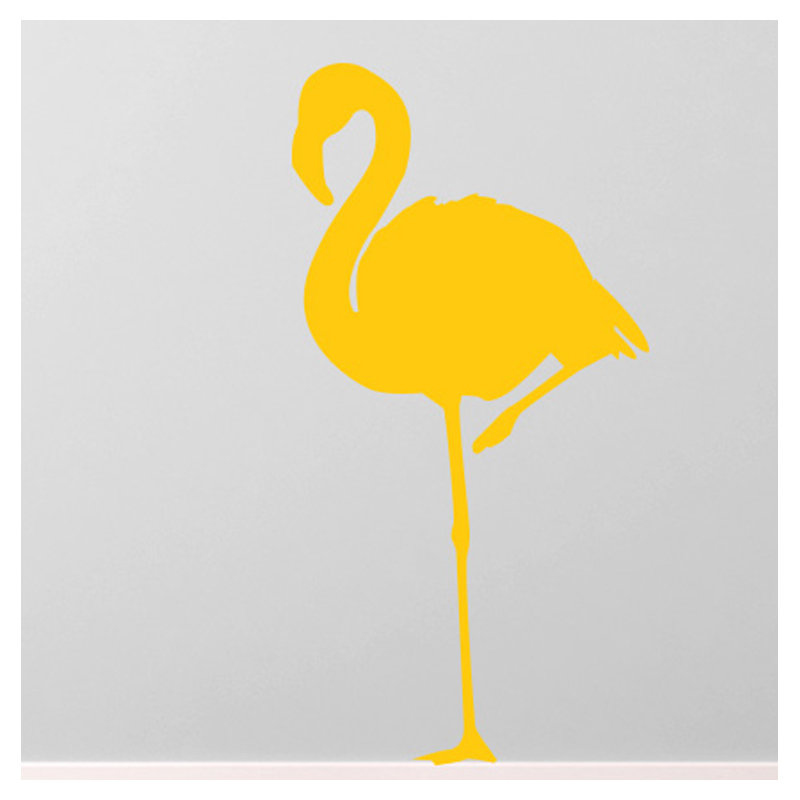 Animals Wall Decal, Dark Yellow, Large
