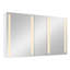 Armoire à pharmacie avec miroir 6 tablettes 72 W 36 H Highberger