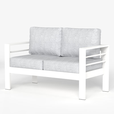 Alturas Hoeg 50" Wide Outdoor Loveseat with Cushions by LayinSun