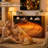 50" 3 Sided Electric Fireplace