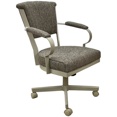 Chaise avec accoudoirs en métal Urial