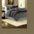 Luxurious Faux Suede Bedding Sets, Black Polyester, Contemporary Comfort