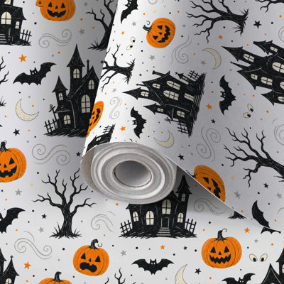 Papier peint auto-adhésif et amovible Haunted House