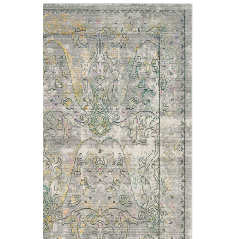 Kashief Performance Damask Rug, Rectangle 8' x 10'