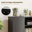 Sideboard Cabinet, Kitchen Cabinet with Soft-Close Door, Black Grey-29722939