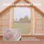 Tente de camping gonflable avec pompe à main