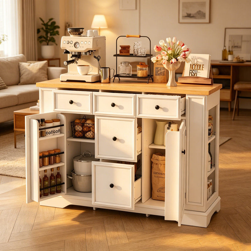 Buffet, Blanc