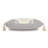 Jolene Damask, Pleated Cotton Blend Throw Pillow