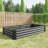Verina 18Lb Metal Raised Rectangle Planter For Outdoor Garden, Black, Ideal Growing Vegetables, Flowers, And Plants, Open Base Drainage Garden Bed Suitable Soil-121598625