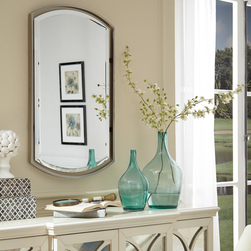 Metal Curved Wall Mirror