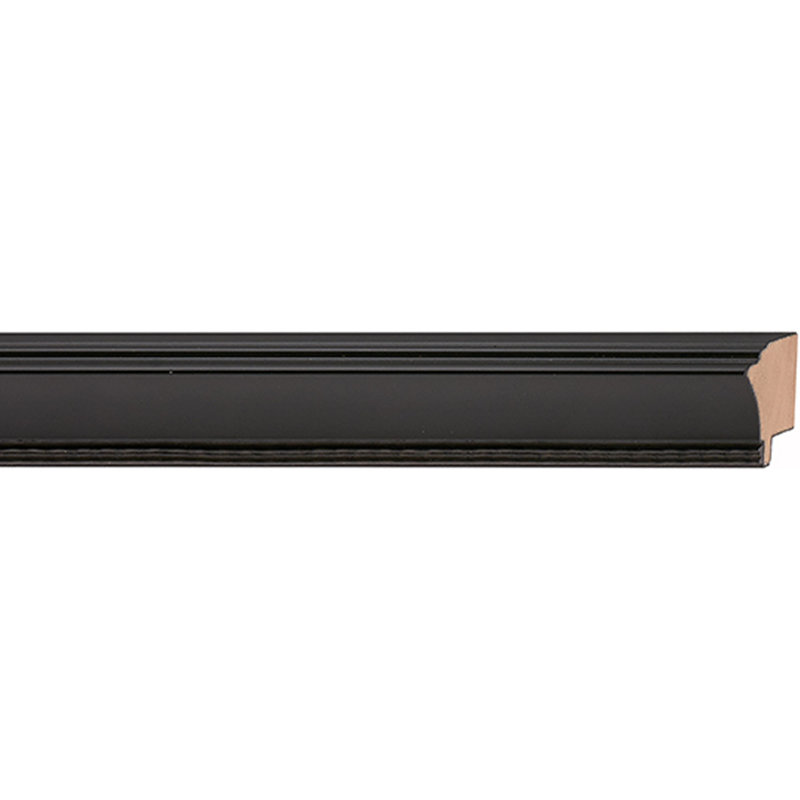 Dinuca Solid Wood Picture Frame, Black, 18" W x 28" H